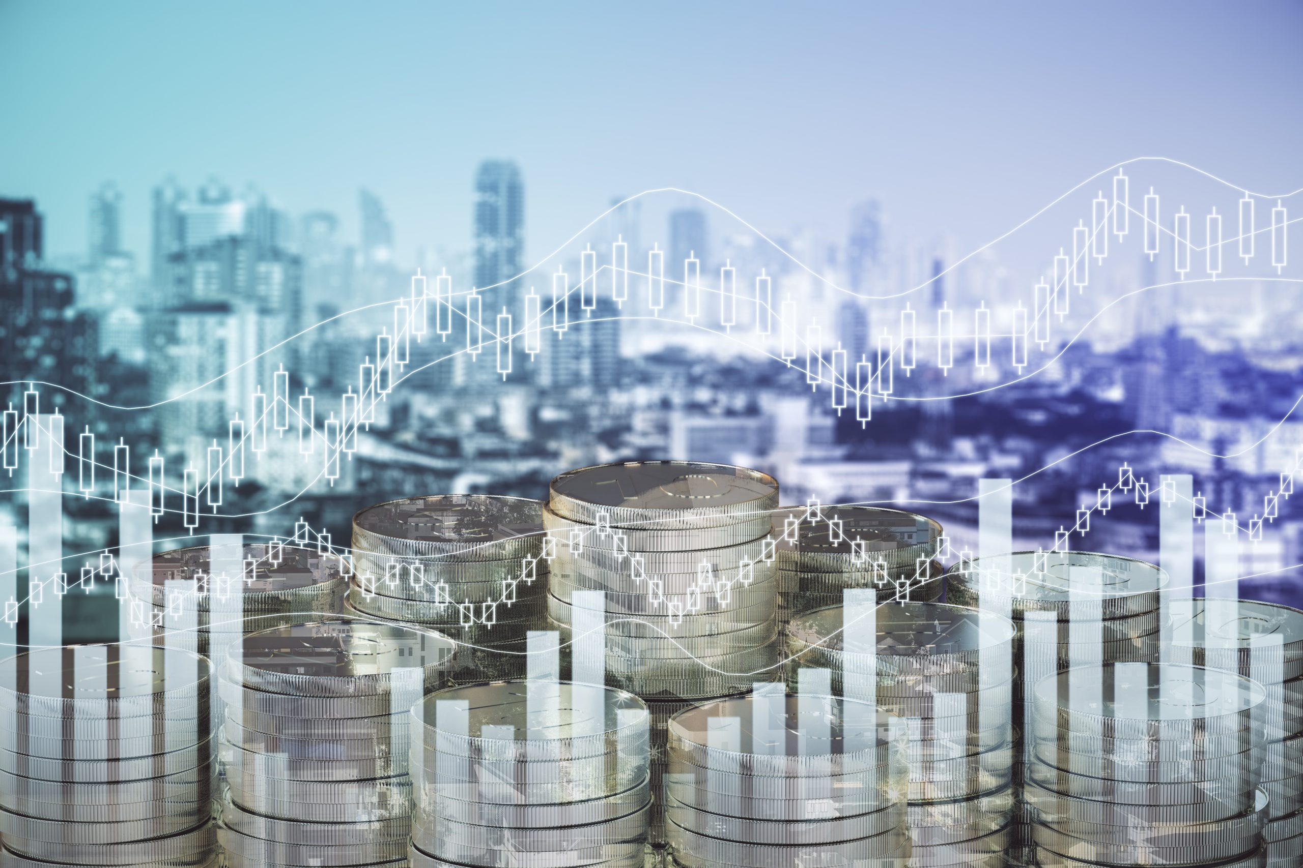 stacks-of-coins-against-city-skyline-with-charts-2026-01-11-08-34-45-utc
